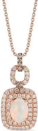 Le Vian Ladies Neopolitan Opal Necklaces set in 14K Strawberry Gold