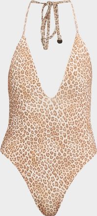 Ramy Brook Electra Leopard One-Piece Swimsuit