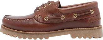 Garment Project Ollie Boat - Heren - Bootschoenen - Bruin - 43 EU - Katoen - Schoenen