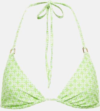 Melissa Odabash Key West printed triangle bikini top