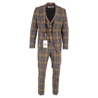 Vivienne Westwood Plaid 3-Piece Suit in Multicolor Wool