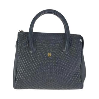 Bally Pre-owned Handbags, female, Black, Size: ONE SIZE Pre-owned Leather Handbag