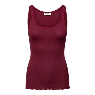Rosemunde Mouwloze Top - Dames - Tops - Rood - Maat: L