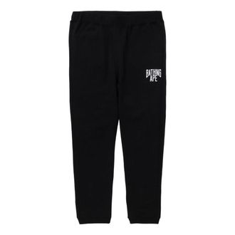 A Bathing Ape NYC Logo Sweatpants Black 1J80-152-018