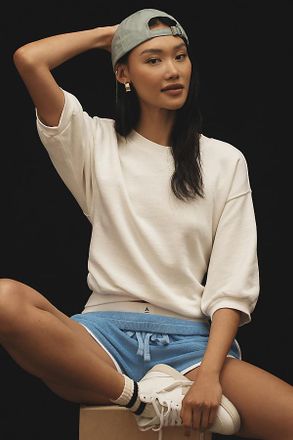 Pilcro The Niki Bubble Sweatshirt by Pilcro