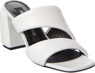 Sergio Rossi Spongy 80 Leather Sandal
