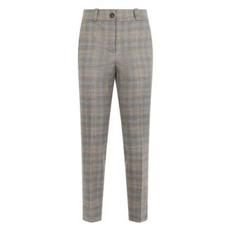 PESERICO Dames, Broeken, Grijs, Maat: XL Katoen