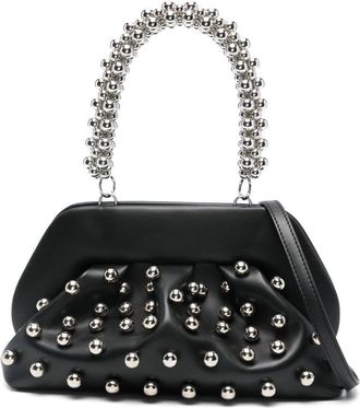 Themoirè Tia Beads tote bag - Black
