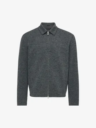Genti Monogram Overshirt Viper | Donkergrijs