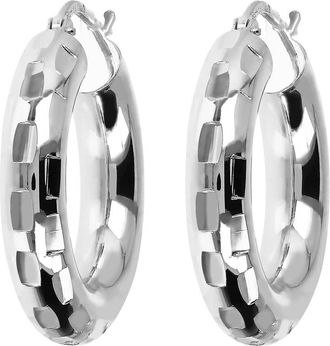 Autentica 1 Diamond Cut Disco Earrings