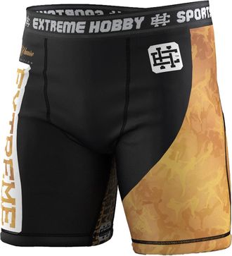 OEM Vale Tudo Pantal&oacute;n Corto Golden Warrior Para Hombre 2xl Negro