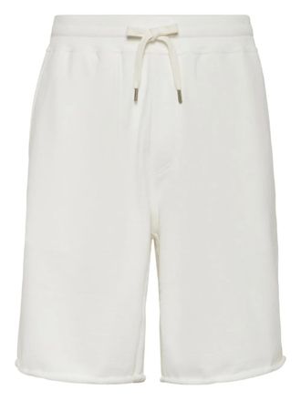 Brunello Cucinelli cotton bermuda shorts - White
