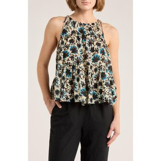 Ulla Johnson Ayla Cover-Up Tank in Seaholly at Nordstrom Rack, Size X-Large
