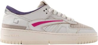 D.A.T.E. Torneo - Dames - Sneakers - Wit - 37 EU - Katoen - Schoenen