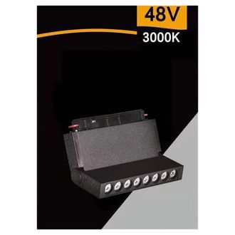 Trade Shop Trade Shop Traesio - Trade Shop - Led Faretto 10 W Magnetico Retangola Para Binaries 48v Luce 3000k 4000k Fr-r160