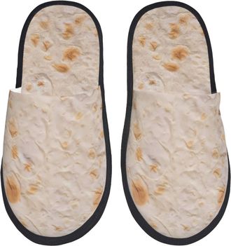 Generic Cotton Slippers Tortilla Cotton Sliders Anti-Skid Slippers For Hotel Outdoor Trip L