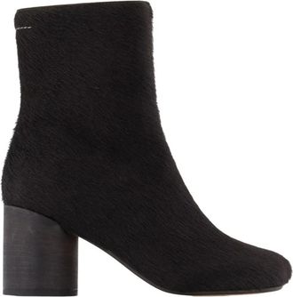Maison Margiela Anatomische enkellaarzen - Dames - Laarzen met Hak - Zwart - 36 EU - Leer - Schoenen