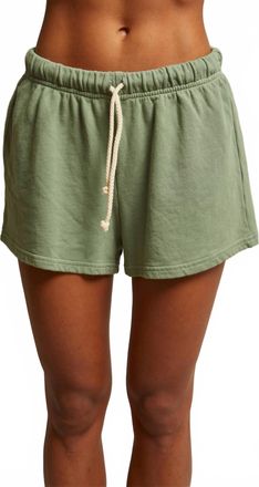 perfectwhitetee Layla Sweatshorts In Aloe