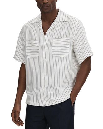 Reiss Anchor Striped Boxy Top