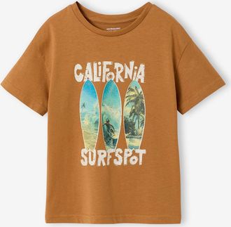 Vertbaudet T-Shirt Kinder, Recycling-Baumwolle pekannuss