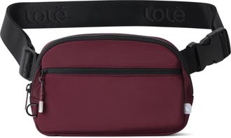 Lole Jamie Belt Bag | Small Crossbody Bags for Women | Womens Travel Essentials | Fanny Packs with Adjustable Strap, Dark Cherry P755, One Size