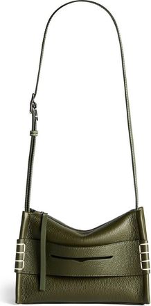J.W.Anderson Small Loafer Leather Messenger Bag in Khaki at Nordstrom