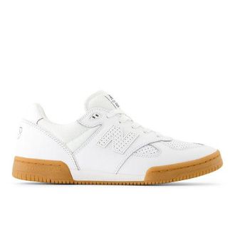 New Balance Unisex NB Numeric Tom Knox 600 en Blanco, Gamuza/Malla, Talla 40.5