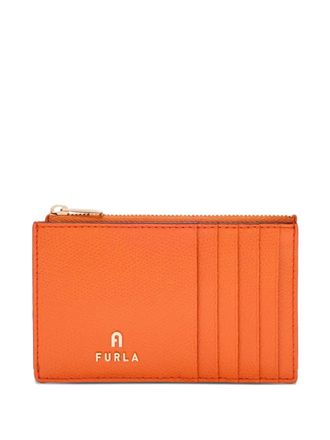 Furla Camelia zip-top card-holder - Orange