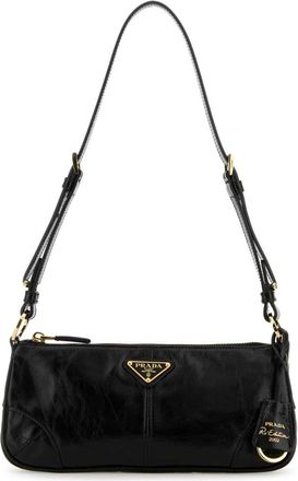 Prada Black Re-Edition 2002 medium shoulder bag