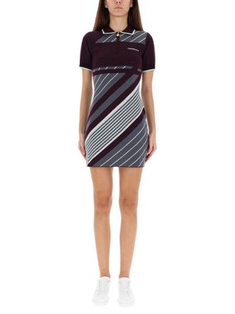 Casablanca Diagonal Tennis Polo Dress