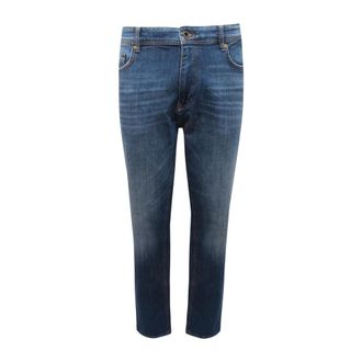 Gas Slim-fit Jeans, male, Blue, Size: W38 Morris Rev 83Mm Straight Fit Jeans
