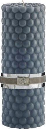 Lene Bjerre Luxuriöse Stumpenkerze Dotsie Blau ø 7.5 cm
