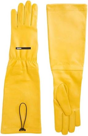 OAMC Licht Pastelgele Lamshandschoenen - unisex - Handschoenen - Geel - XL - Accessoires