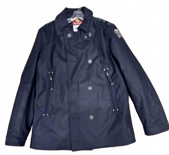 Parajumpers Mens Lindon Peacoat In Pencil