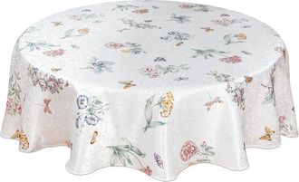 Lenox Butterfly Meadow Damask Tablecloth