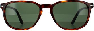 Persol Square Mens Havana Green Sunglasses - Brown - One Size