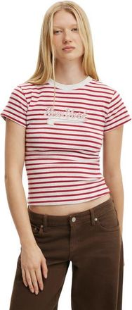Cotton On Womens The Tiny Graphic Tee in New York Soft Grey Marle at Nordstrom, Size Medium