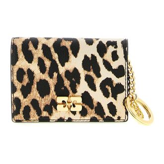 Ganni Wallets & Cardholders, female, Multicolor, ONE SIZE, Bou Card Holder With Flap