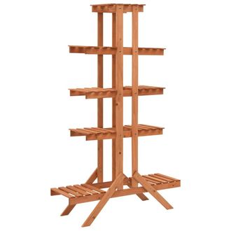 vidaXL Soporte Para Plantas De Madera Maciza De Abeto 83x25x132 Cm Vidaxl