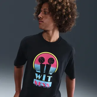 Nike Mens LeBron Miami Twice Max90 Basketball T-Shirt in Black | IH8548-045
