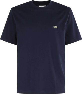 Lacoste Katoenen T-Shirt - Heren - T-shirts - Blauw - S - Katoen - Tops