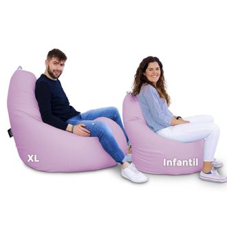Happers Happers - Puff Pera Relax Polipiel Lavanda Xl