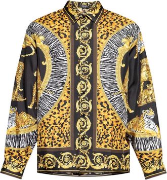 Versace Camicia con stampa - Giallo