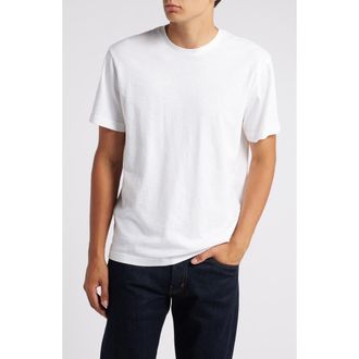 Treasure & Bond Lived In Slub Jersey Crewneck T-Shirt in White at Nordstrom, Size Xxx-Large