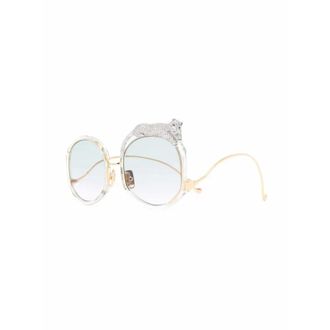 Anna-Karin Karlsson Sunglasses, female, Yellow, Size: 55 MM Rose Et Le Reve Sun Sunglasses