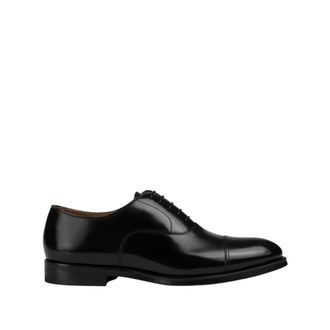 Doucal's Oxford Cap Toe - Heren - Nette schoenen - Zwart - 45 EU - Leer - Schoenen