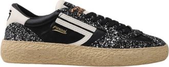 Puraai Vintage Dames Sneakers Zwart - Dames - Sneakers - Zwart - 44 EU - Schoenen