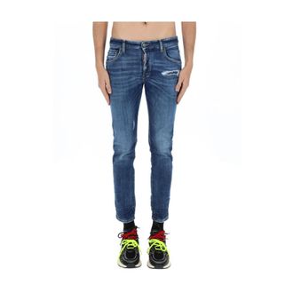 Dsquared2 Vaqueros Skater de mezclilla el&aacute;stica - Jeans - Hombre - Azul - 2XL