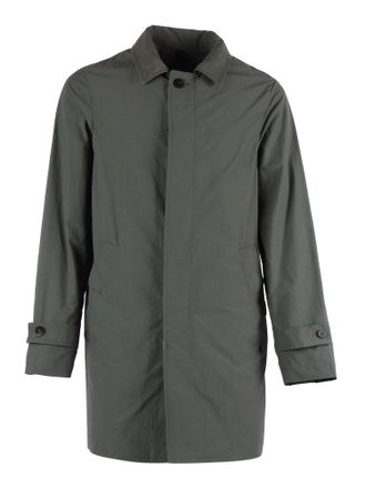Camplin Concealed Button Mid Length Coat