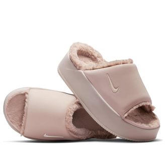 Nike (WMNS) Nike Calm Elevation Fur Slides Slit Red Malt HV8560-600